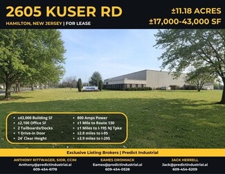 More details for 2605 Kuser Rd, Hamilton, NJ - Industrial for Lease
