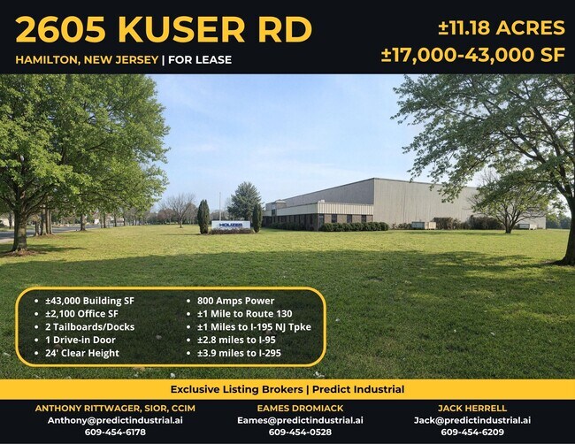 More details for 2605 Kuser Rd, Hamilton, NJ - Industrial for Lease