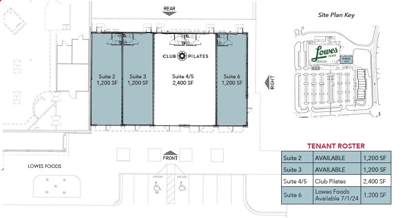 2025 Flora Dr, Winterville, NC à louer Plan de site- Image 1 de 1