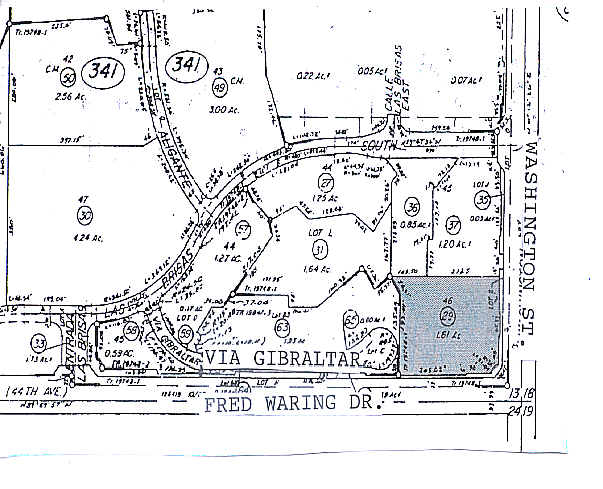 78000 Fred Waring Dr, Palm Desert, CA for lease - Plat Map - Image 3 of 3