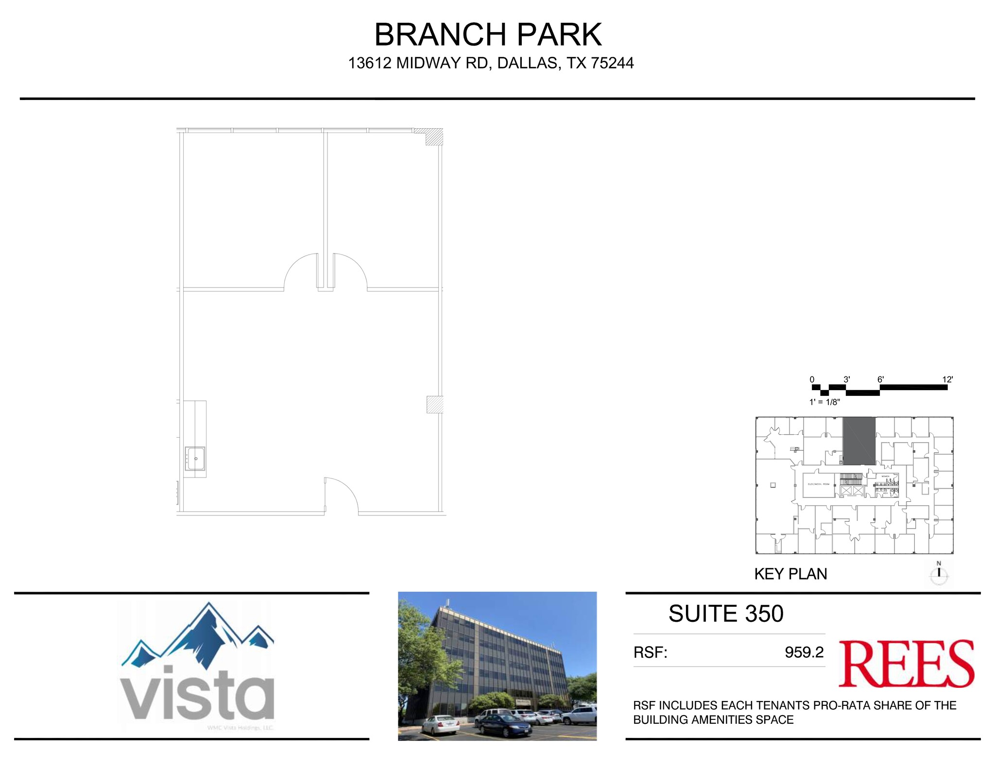 13740 Midway Rd, Farmers Branch, TX à louer Plan de site- Image 1 de 1