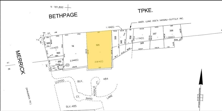 1640 Hempstead Tpke, East Meadow, NY for lease - Plat Map - Image 1 of 1