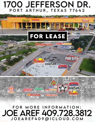 Plus de détails pour 1700 Jefferson Dr, Port Arthur, TX - Local commercial à louer