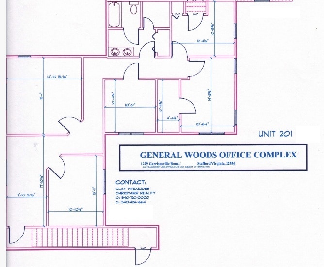 1229 Garrisonville Rd, Stafford, VA for lease Floor Plan- Image 1 of 1