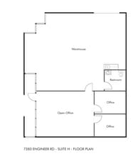 7283 Engineer Rd, San Diego, CA for lease Floor Plan- Image 1 of 1