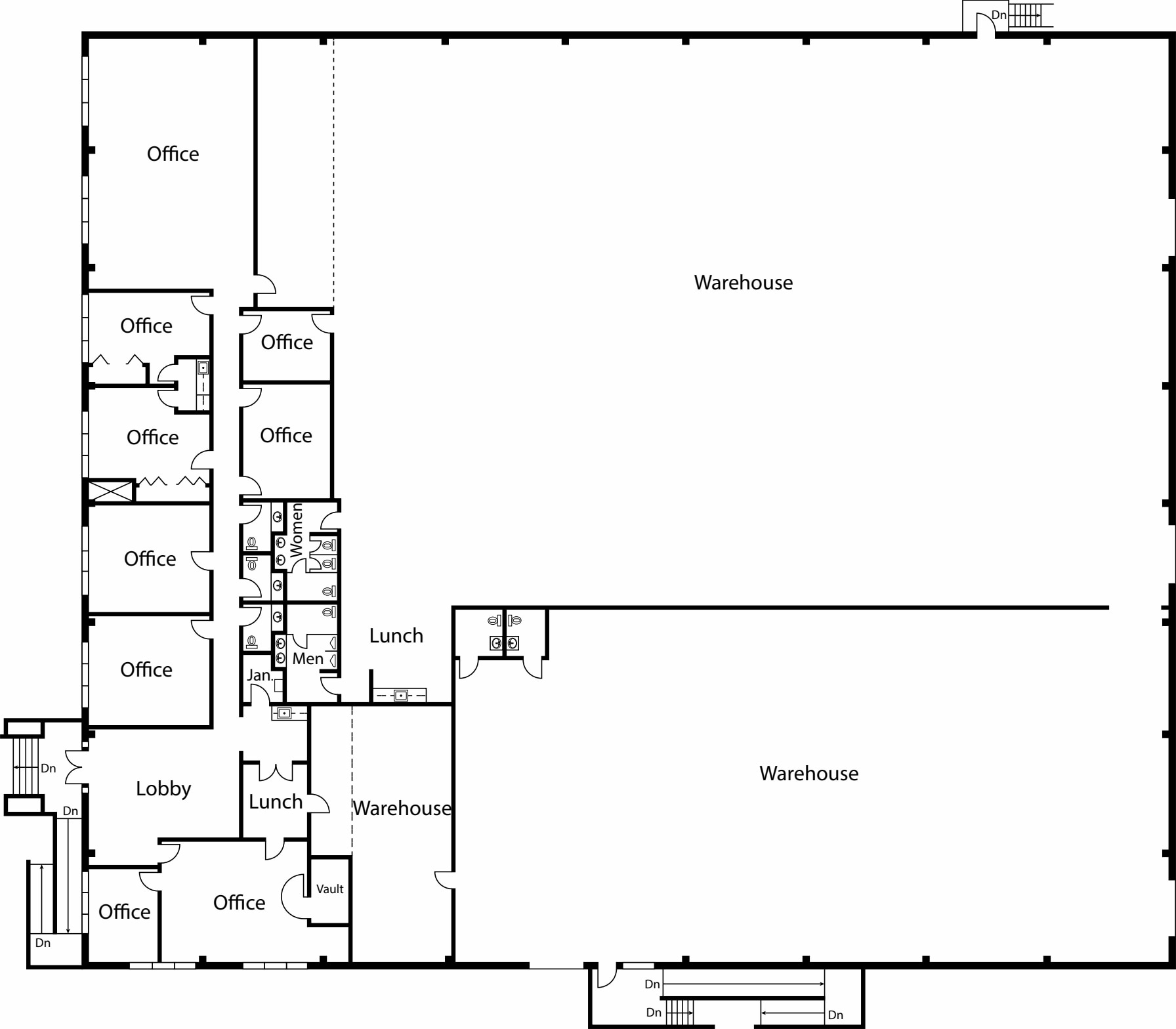 1744 Rollins Rd, Burlingame, CA for lease Floor Plan- Image 1 of 7