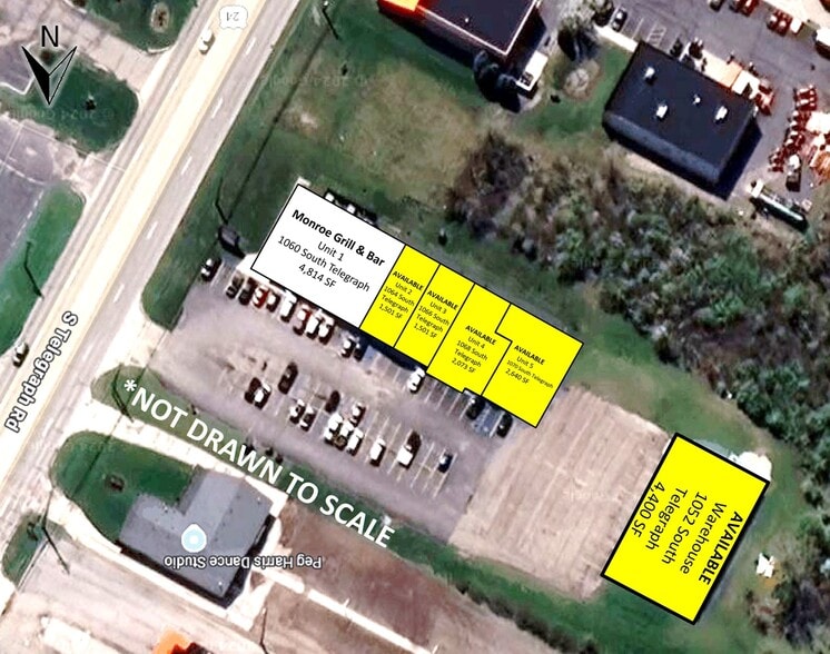 1052-1070 S Telegraph Rd, Monroe, MI for lease - Building Photo - Image 3 of 3