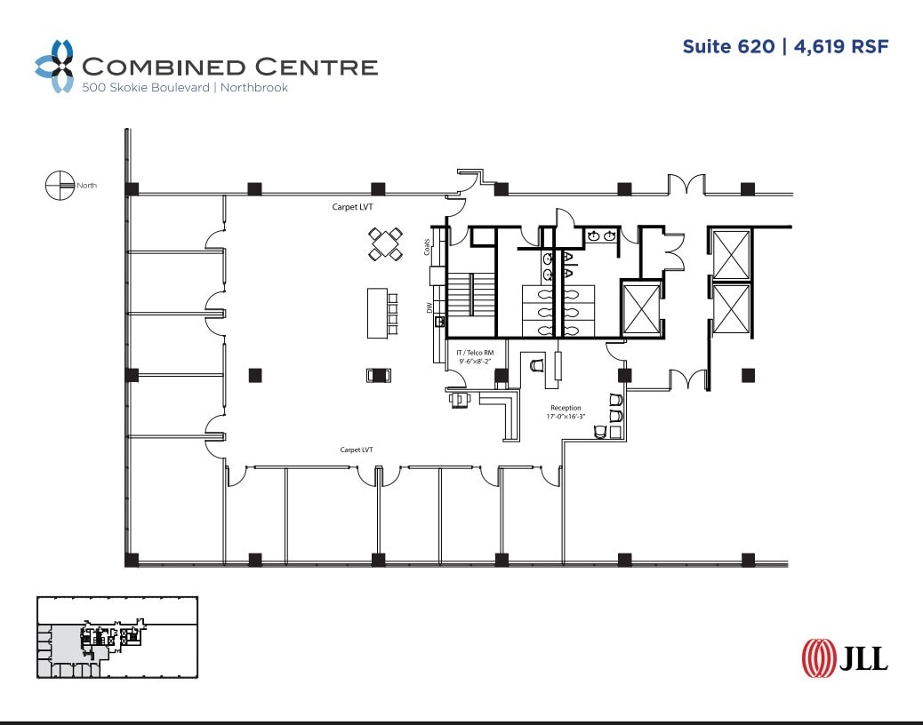 707 Skokie Blvd, Northbrook, IL for lease Floor Plan- Image 1 of 1