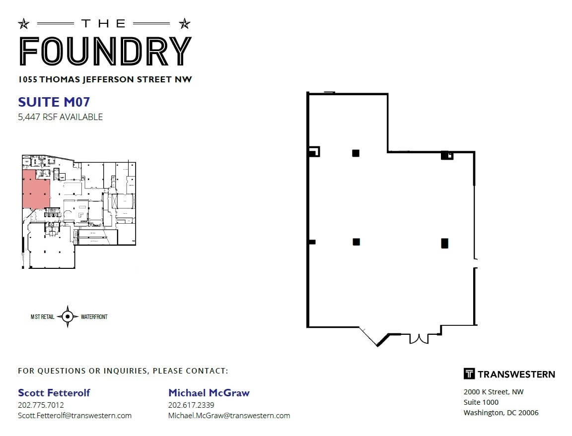 1055 Thomas Jefferson St NW, Washington, DC for lease Interior Photo- Image 1 of 1