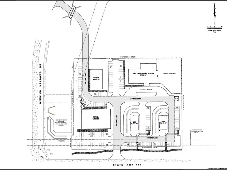 Corner of Wildflower Ranch and Hwy 114, Justin, TX for lease - Other - Image 3 of 4