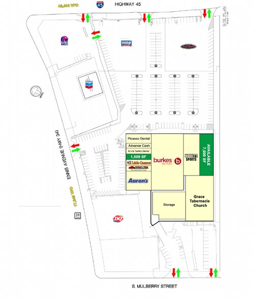 1011 E Ennis Ave, Ennis, TX à louer - Photo du bâtiment - Image 3 de 4