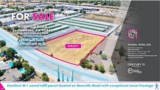 Plus de détails pour Roseville Rd, Sacramento, CA - Terrain à vendre