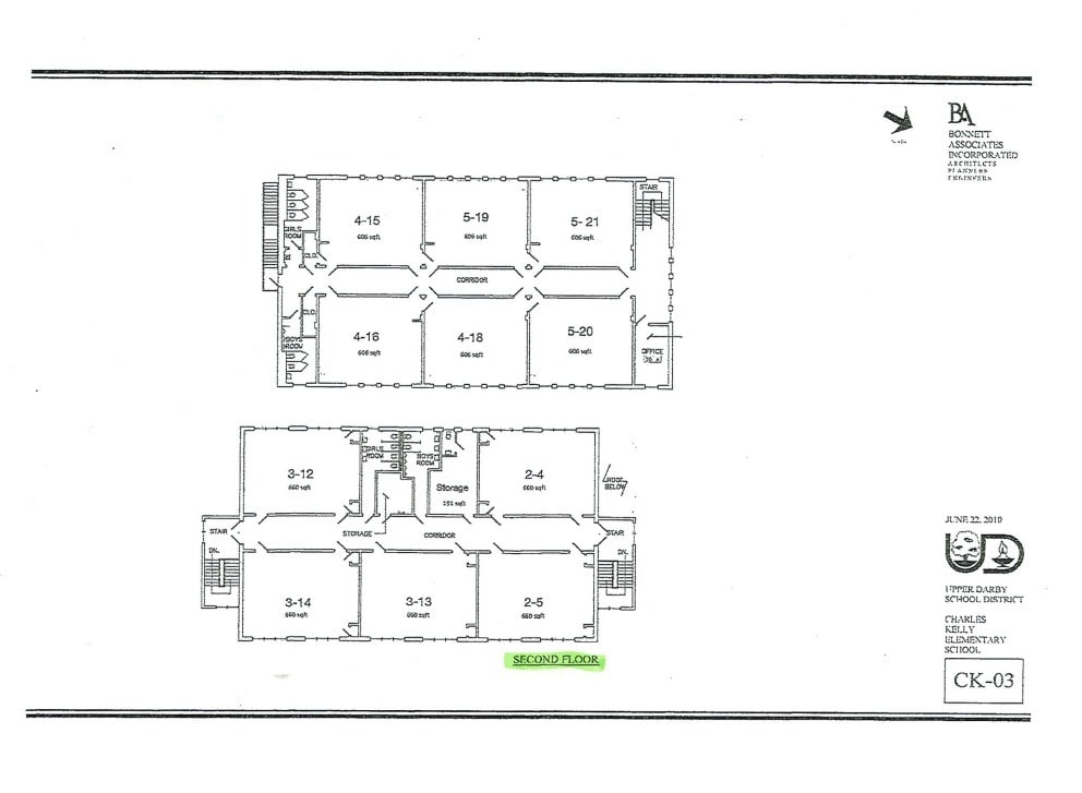 3400 Dennison Ave, Drexel Hill, PA à louer Plan d’étage- Image 1 de 1