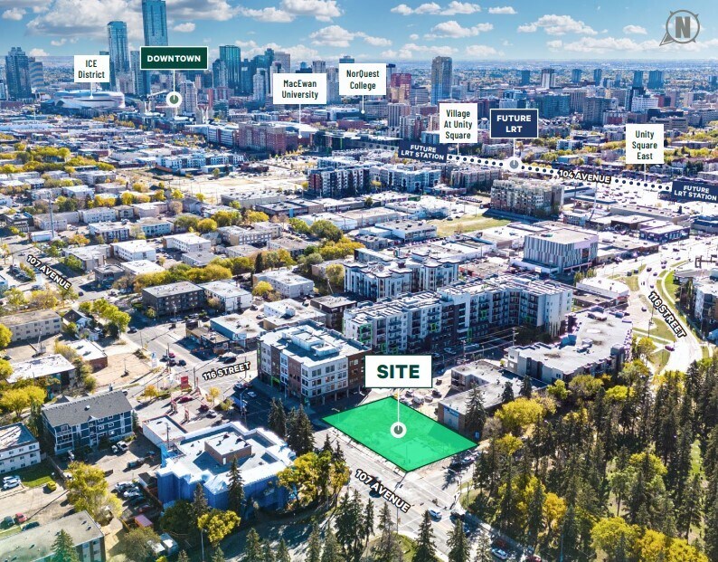 10635 117 St NW, Edmonton, AB à vendre Aérien- Image 1 de 2