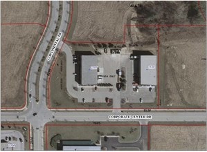 1530 Corporate Center Dr, West Bend, WI - Aerial  map view