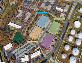 408 Gallimore Dairy Rd, Greensboro, NC - Aérien  Vue de la carte