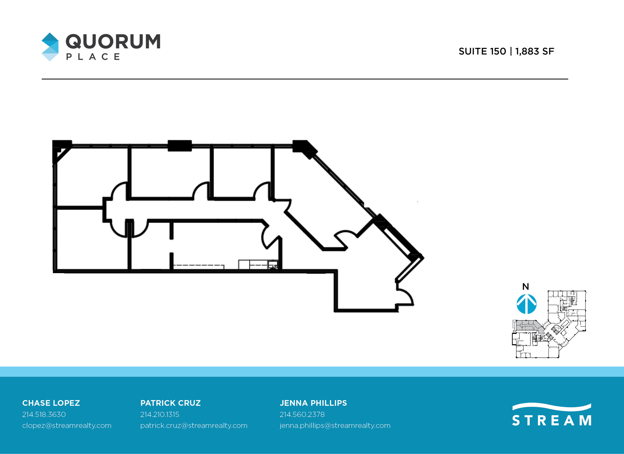 14901 Quorum Dr, Dallas, TX for lease Floor Plan- Image 1 of 1