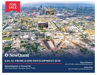 Plus de détails pour 3503 Polk St, Houston, TX - Terrain à vendre