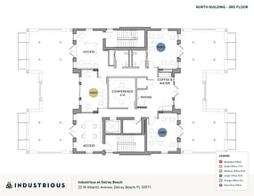 22 W Atlantic Ave, Delray Beach, FL à louer Plan d’étage- Image 1 de 5
