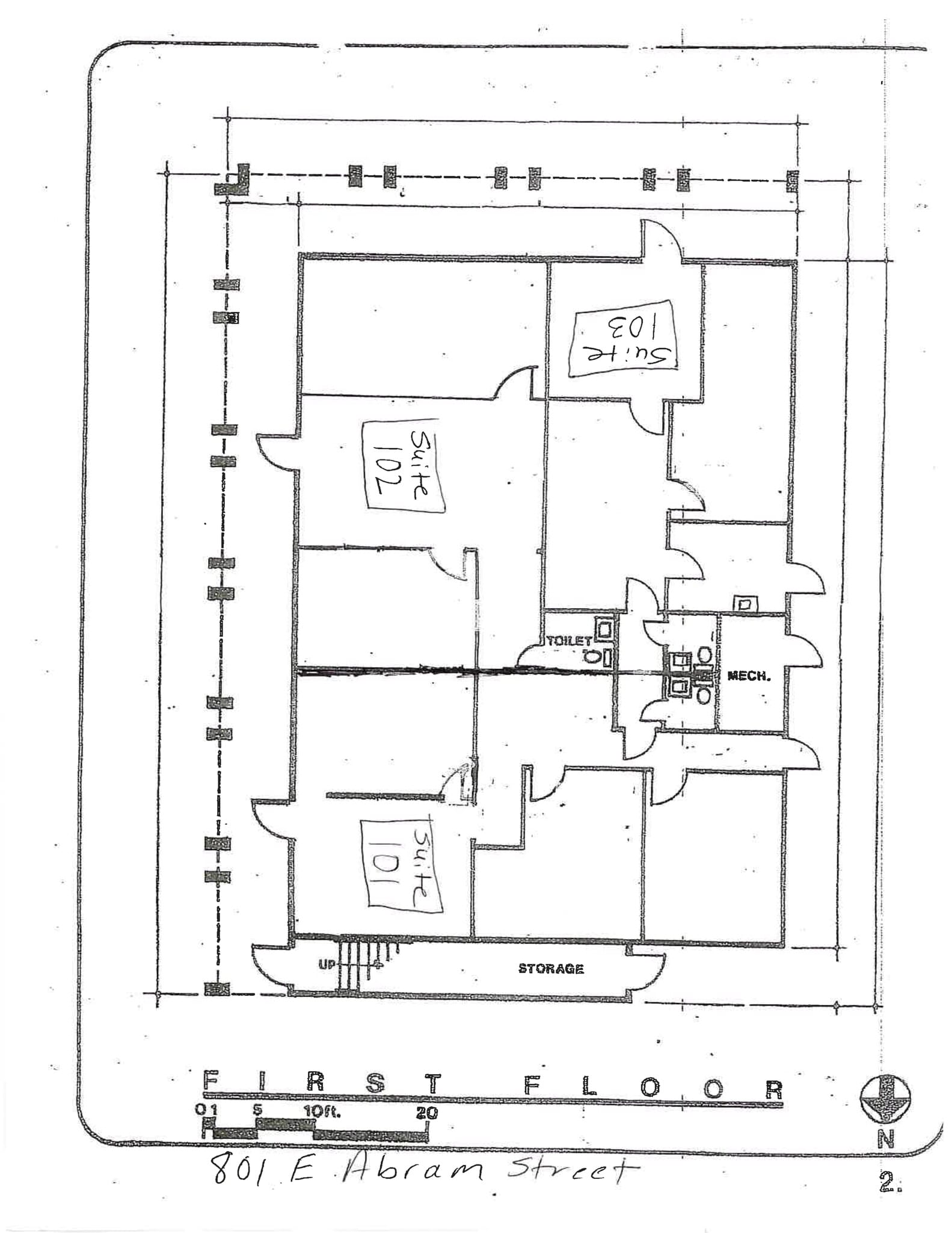 801 E Abram St, Arlington, TX for lease Site Plan- Image 1 of 1