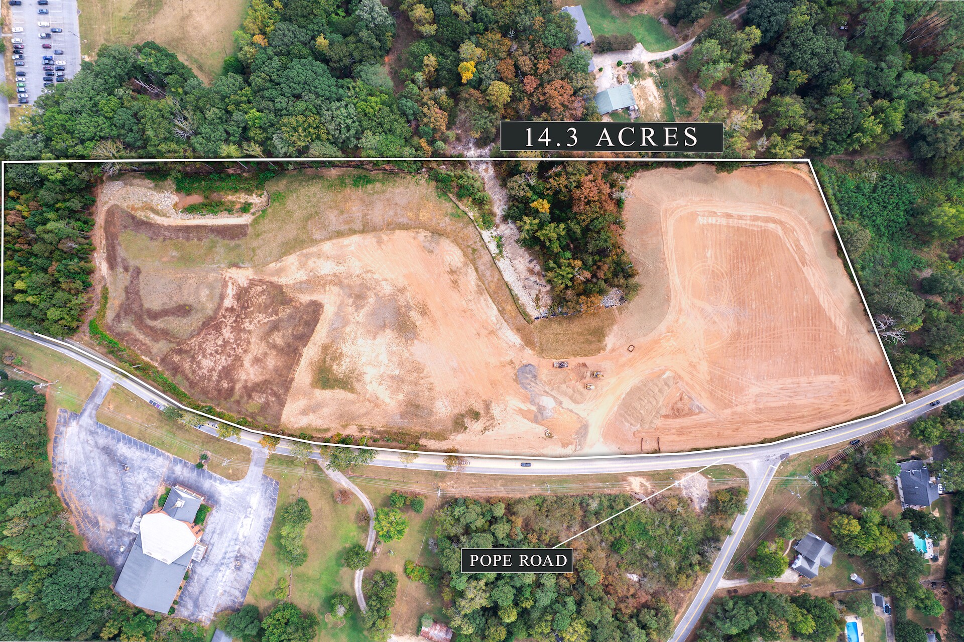 2690 Pope Rd, Douglasville, GA for sale Aerial- Image 1 of 7