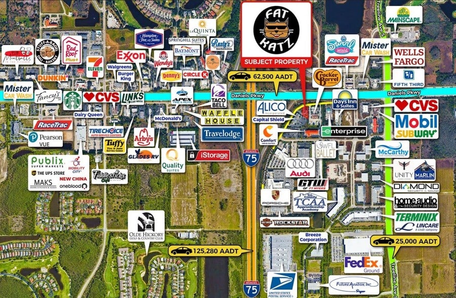 10080 Daniels Interstate Ct, Fort Myers, FL for sale - Aerial - Image 2 of 3