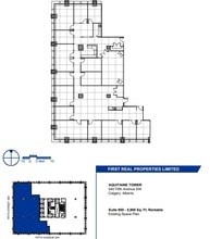 540 5th Ave SW, Calgary, AB for lease Floor Plan- Image 1 of 1