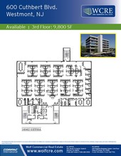 600 W Cuthbert Blvd, Westmont, NJ for lease Floor Plan- Image 1 of 1