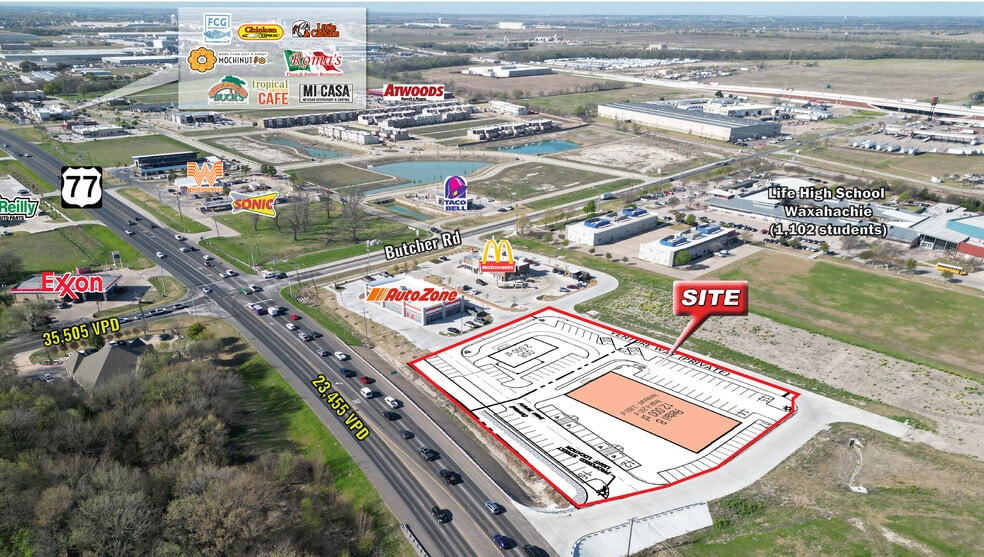 N US Highway 77, Waxahachie, TX for lease - Primary Photo - Image 1 of 1