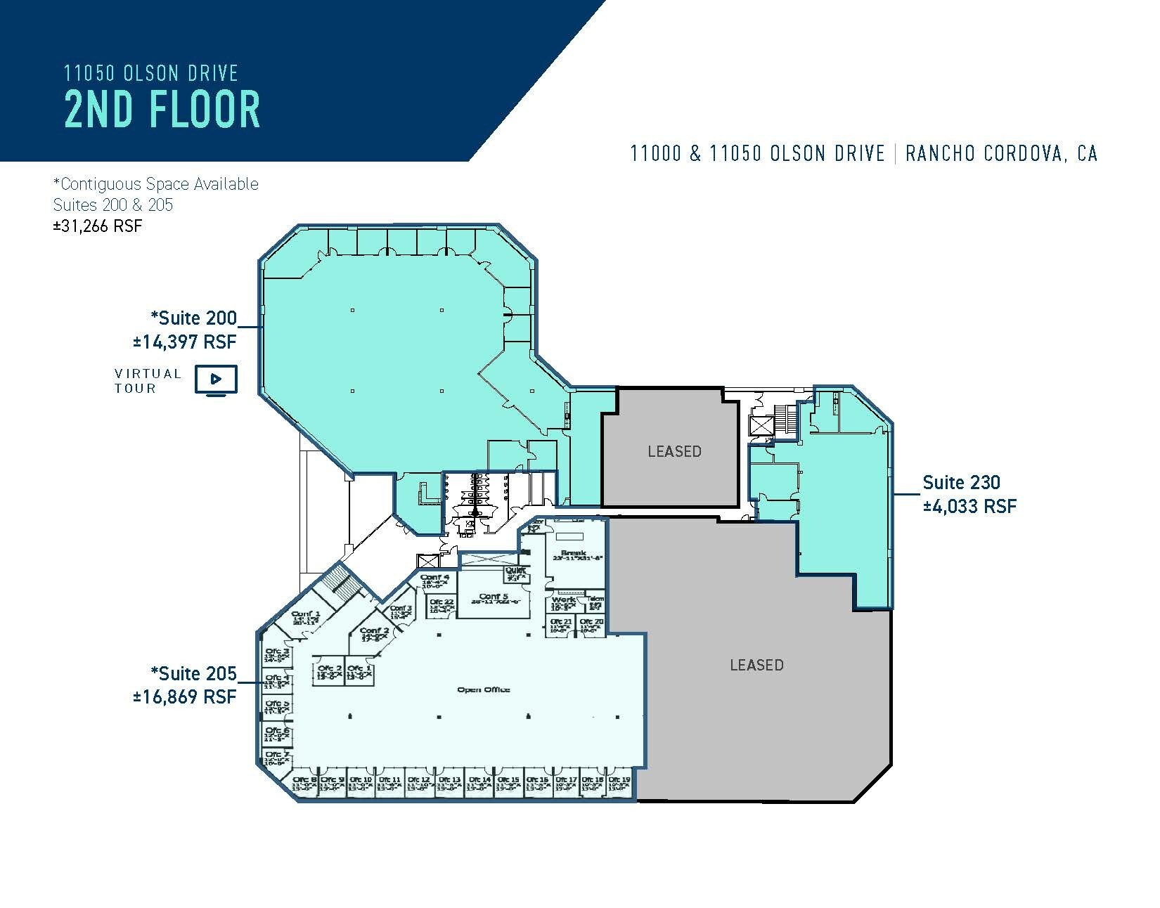 11000 Olson Dr, Rancho Cordova, CA for lease Floor Plan- Image 1 of 1