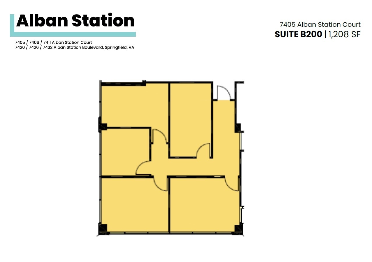 7426-7432 Alban Station Blvd, Springfield, VA for lease Floor Plan- Image 1 of 1
