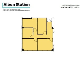7426-7432 Alban Station Blvd, Springfield, VA for lease Floor Plan- Image 1 of 1