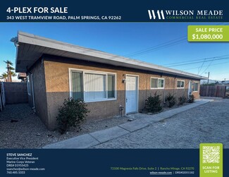 Plus de détails pour 343 W Tramview Rd, Palm Springs, CA - Multi-résidentiel à vendre