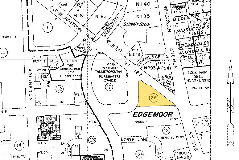7500 Old Georgetown Rd, Bethesda, MD à louer - Plan cadastral - Image 2 de 36