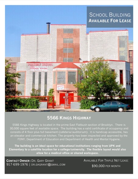 5566 Kings Hwy, Brooklyn, NY à louer - Photo du bâtiment - Image 2 de 22