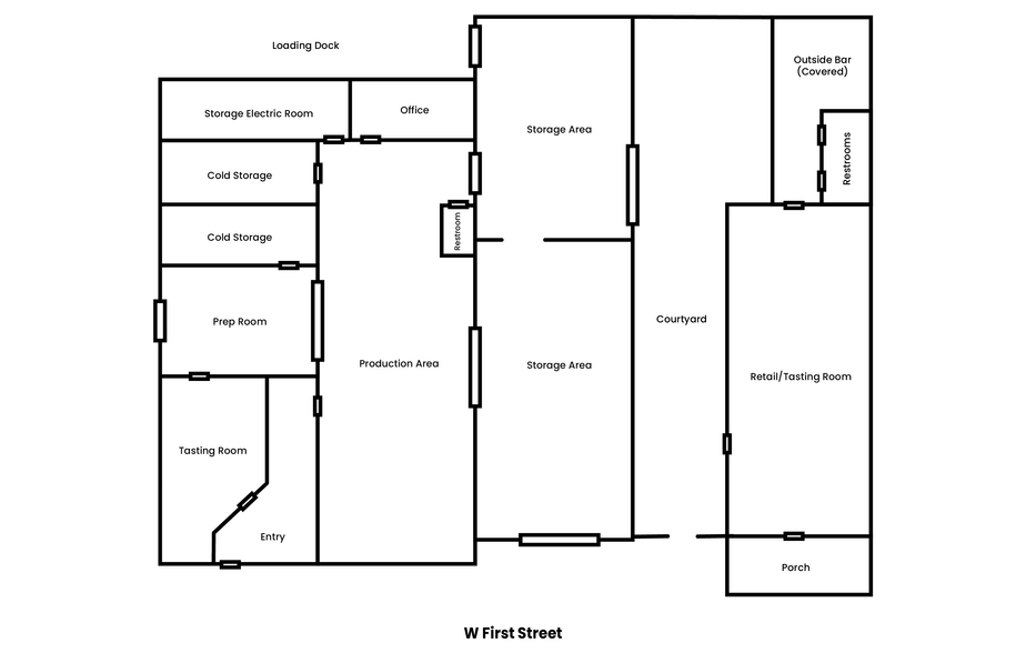 201 W First St, Brenham, TX à vendre - Plan d  tage - Image 3 de 14