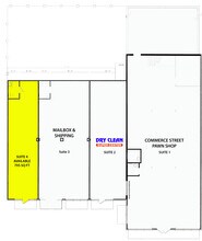 807 N Commerce St, Ardmore, OK à louer Plan d’étage- Image 1 de 1