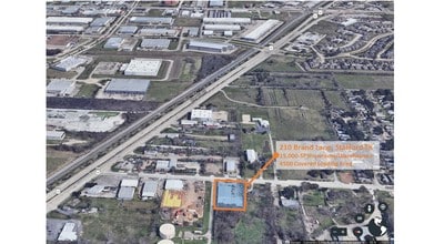 210 Brand Ln, Stafford, TX - AERIAL  map view - Image1