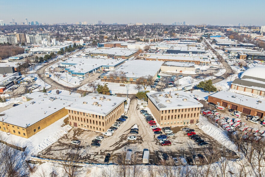 111 Railside Rd, Toronto, ON for sale - Aerial - Image 2 of 3