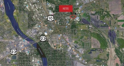 1655 Highway 23 NE, Saint Cloud, MN - Aerial  map view