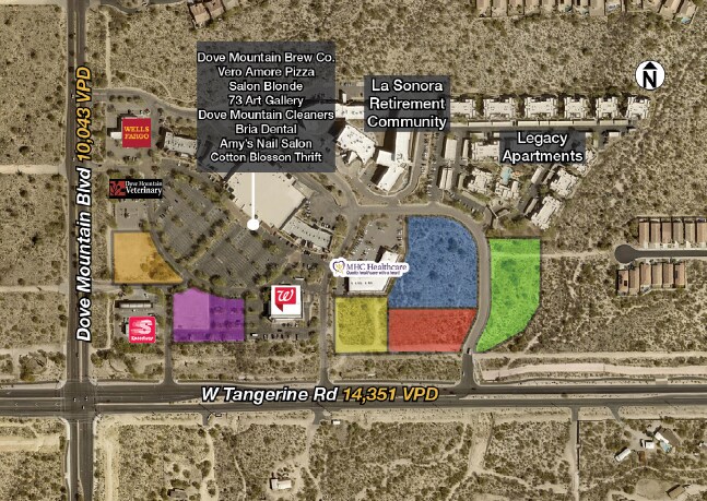 NEC N Dove Mountain Blvd and W Tangerine Rd, Marana, AZ à vendre - Photo du bâtiment - Image 2 de 2