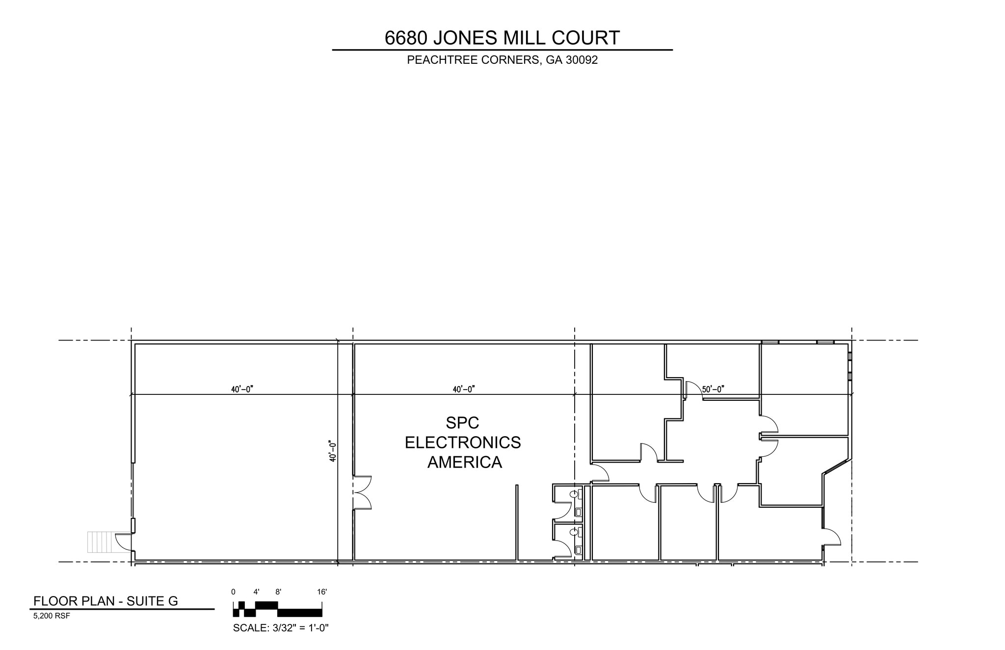 6690 Jones Mill Ct, Norcross, GA for lease Site Plan- Image 1 of 1