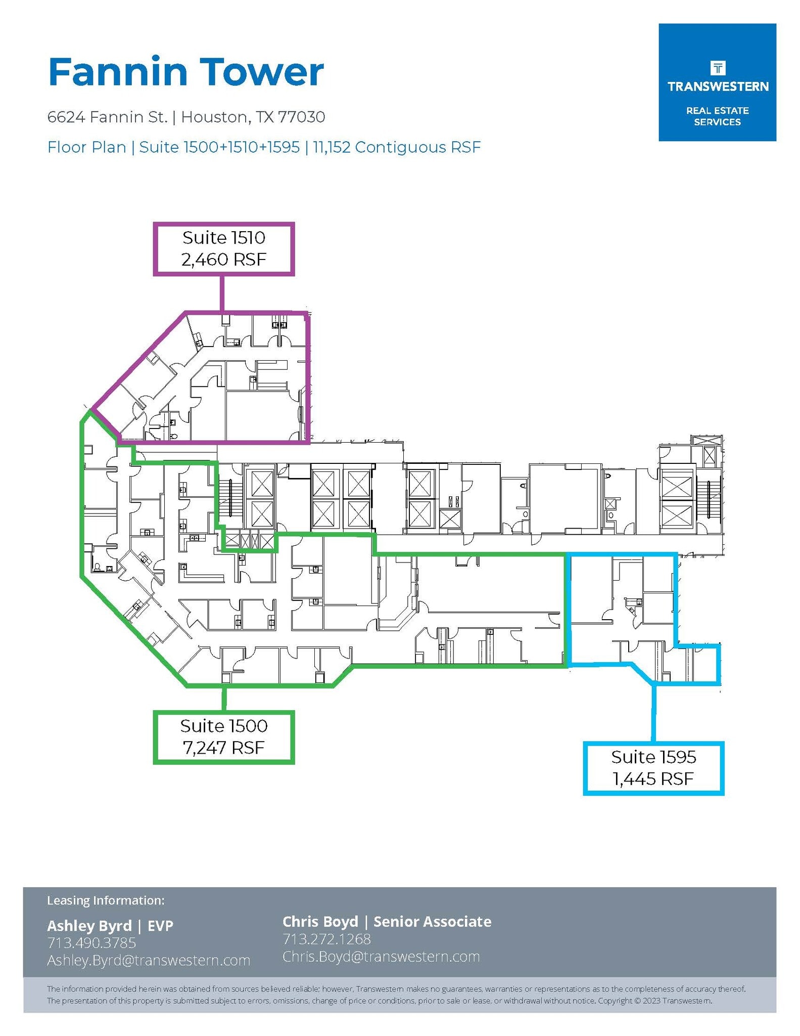 6624 Fannin St, Houston, TX à louer Plan d’étage- Image 1 de 1