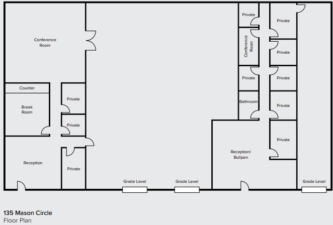 135 Mason Cir, Concord, CA for lease Floor Plan- Image 1 of 1