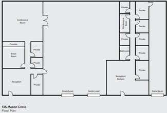 135 Mason Cir, Concord, CA for lease Floor Plan- Image 1 of 1