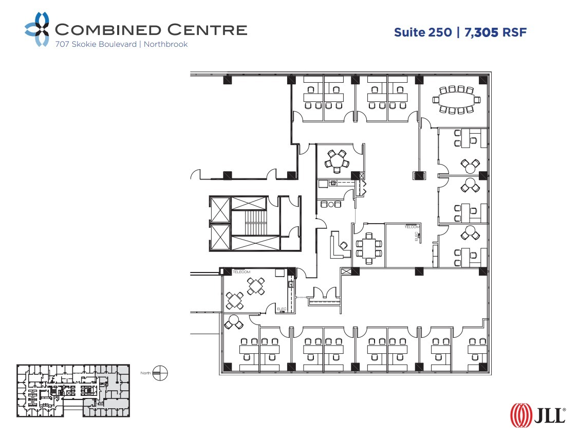 707 Skokie Blvd, Northbrook, IL for lease Floor Plan- Image 1 of 1