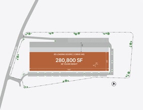 1150 Pleasant Ridge Rd, Greensboro, NC à louer Plan de site- Image 2 de 5