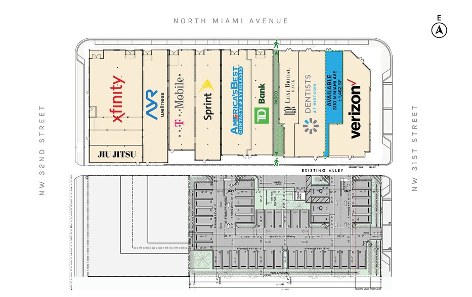 3100-3116 N Miami Ave, Miami, FL for lease - Site Plan - Image 3 of 3