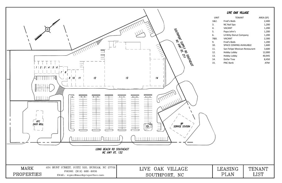 4961 Long Beach Rd SE, Southport, NC for lease - Site Plan - Image 2 of 2