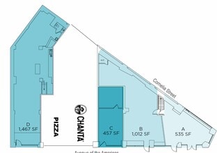 333-339 Avenue of the Americas, New York, NY for lease Floor Plan- Image 1 of 2